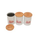 ظرف پاسماوری فلزی پلاتا با طراحی خاص و چاپ ثابت، مناسب نگهداری چای،قهوه تکی