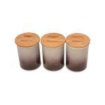 بانکه فلزی پلاتا با طراحی خاص و چاپ ثابت، مناسب نگهداری چای،قهوه