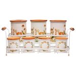 ست پاسماوری 7 پارچه پلاتا به همراه استند