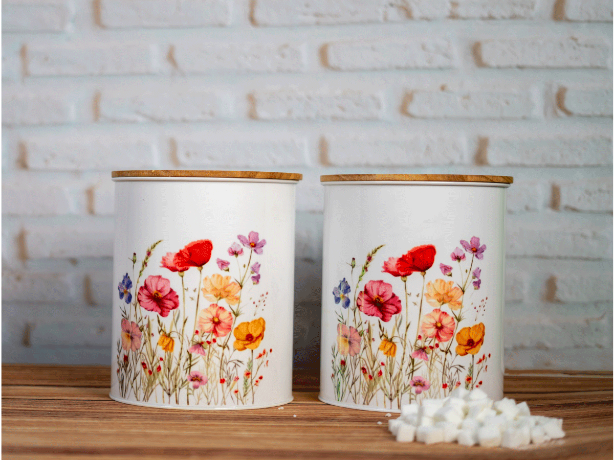 ست پاسماوری فلزی ضد خش با چاپ ثابت و طراحی مینیمال برای آشپزخانه‌های شیک